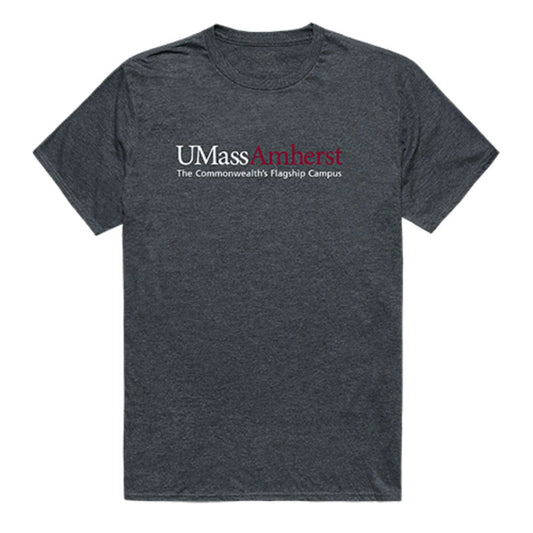 UMass University of Massachusetts Amherst Minuteman Institutional T-Shirt Heather Charcoal-Campus-Wardrobe