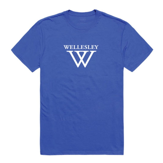 Wellesley College Blue Institutional T-Shirt Tee