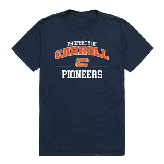 Carroll University Pioneers Property T-Shirt Tee