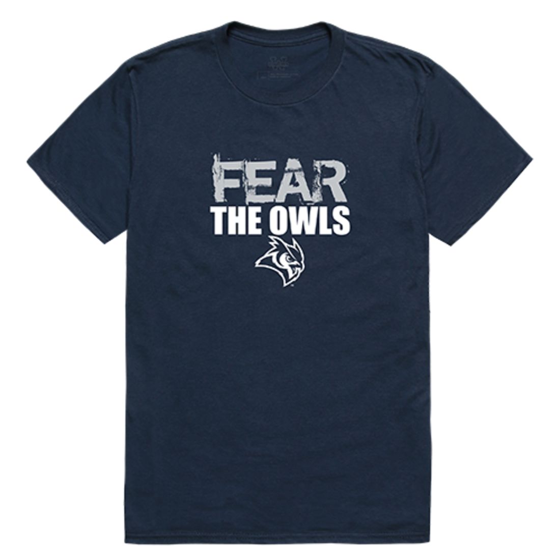 Rice University Owls Fear T-Shirt Navy-Campus-Wardrobe