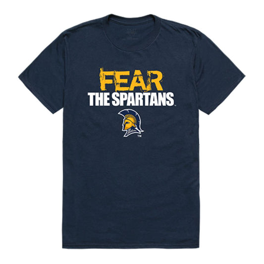 UNCG University of North Carolina at Greensboro Spartans Fear T-Shirt Navy-Campus-Wardrobe