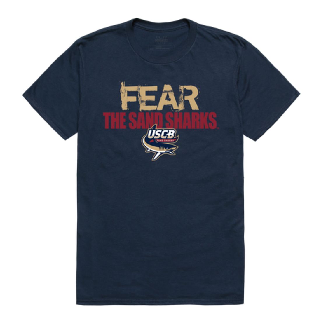 S Carolina Beauf Sand Sharks Fear College T-Shirt