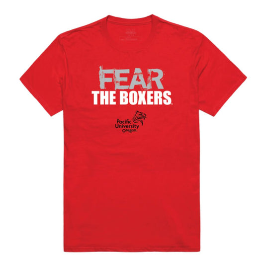 Pacific University Boxers Fear College T-Shirt