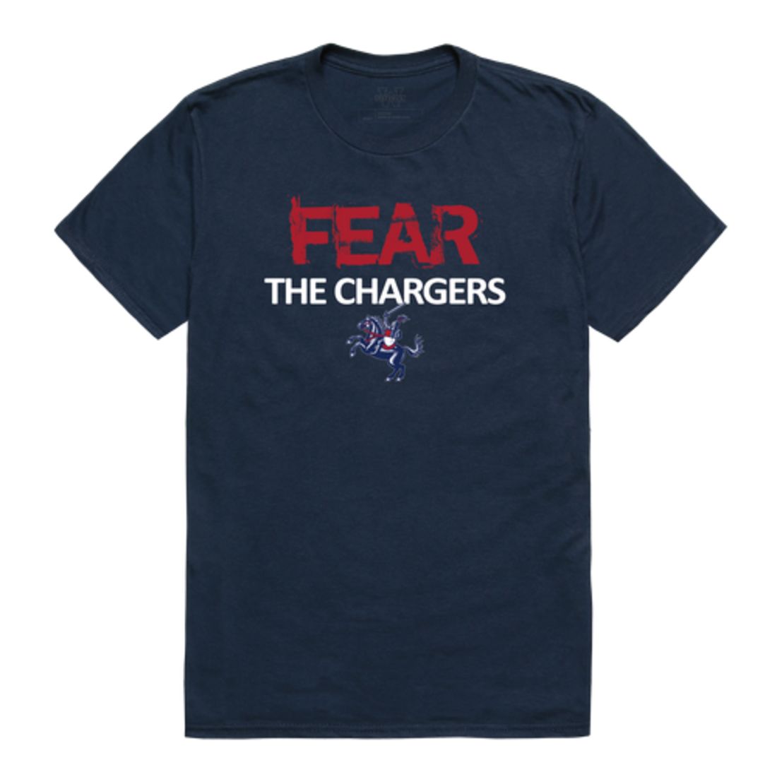 Carl Sandburg College Chargers Fear College T-Shirt