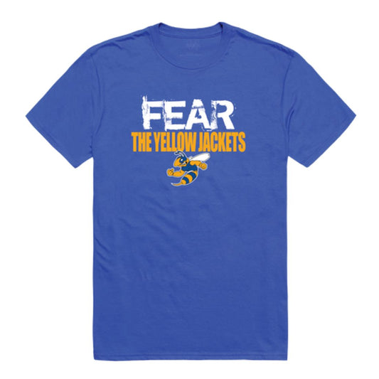 New York City College of Technology Yellow Jackets Fear College T-Shirt