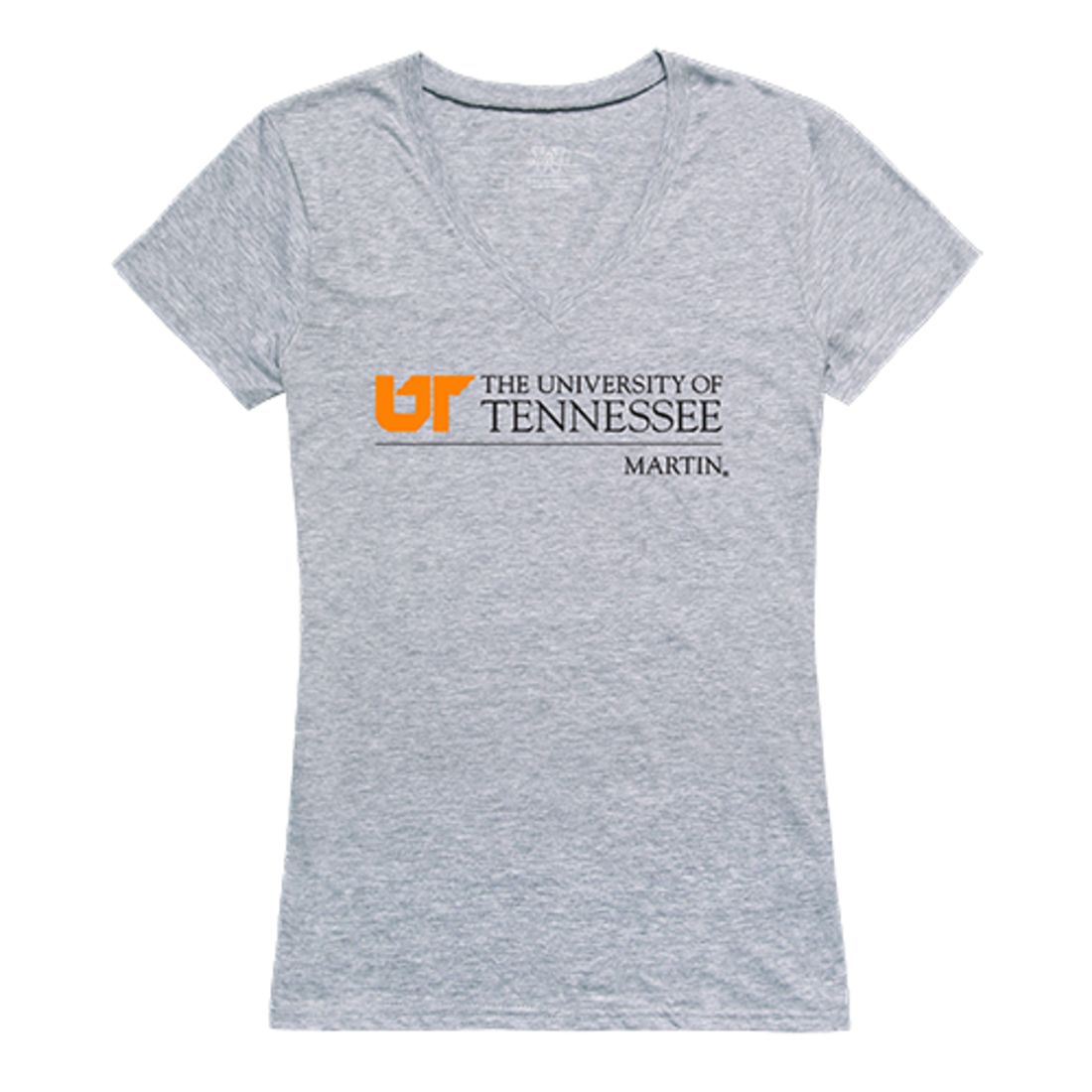 UTM University of Tennessee at Martin Womens Seal Tee T-Shirt Heather Grey-Campus-Wardrobe