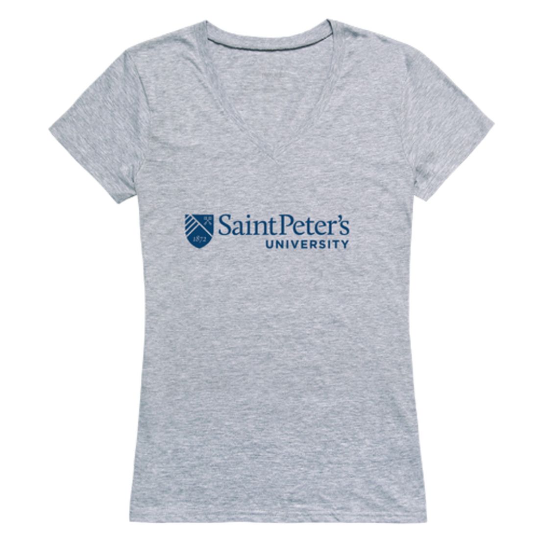 Saint Peter's University Peacocks Womens Seal T-Shirt Tee