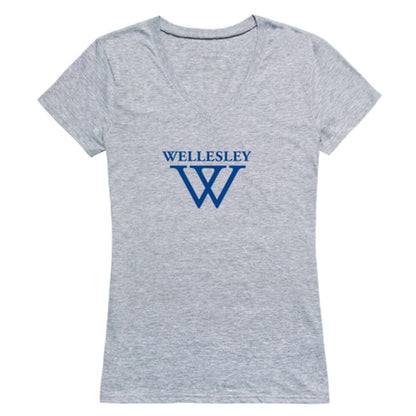 Wellesley College Blue Womens Seal T-Shirt Tee