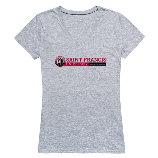 Saint Francis University Red Flash Womens Seal T-Shirt