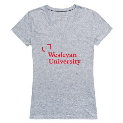 Wesleyan University Cardinals Womens Seal T-Shirt