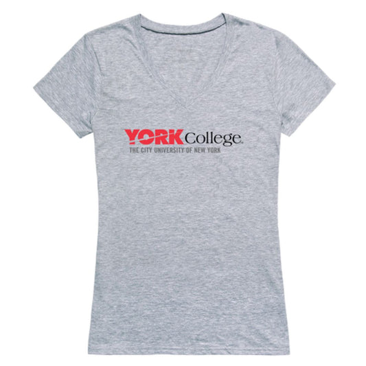 York College Cardinals Womens Seal T-Shirt