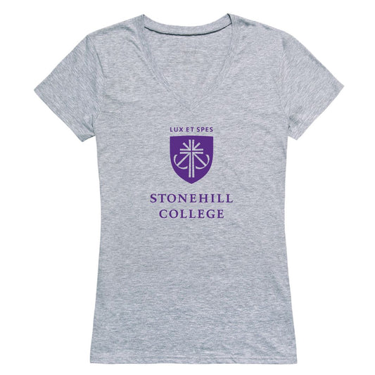 Stonehill College Skyhawks Womens Seal T-Shirt