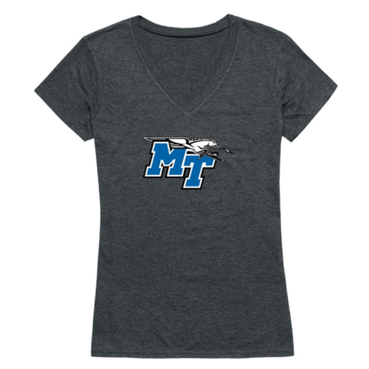 Middle Tennessee State University Blue Raiders Womens Cinder T-Shirt