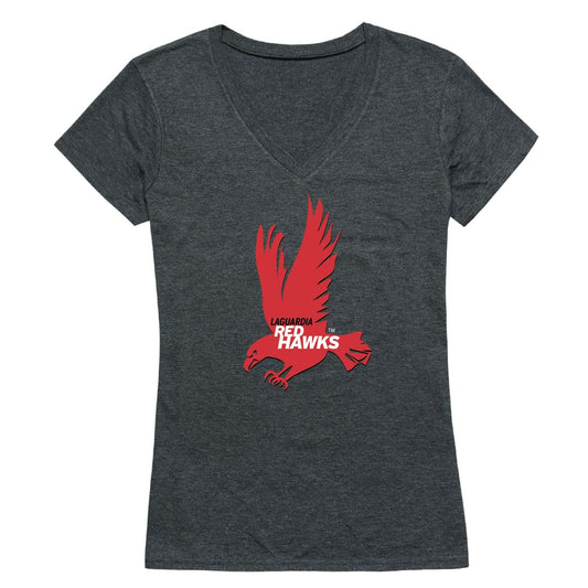 LaGuardia Community College Red Hawks Womens Cinder T-Shirt