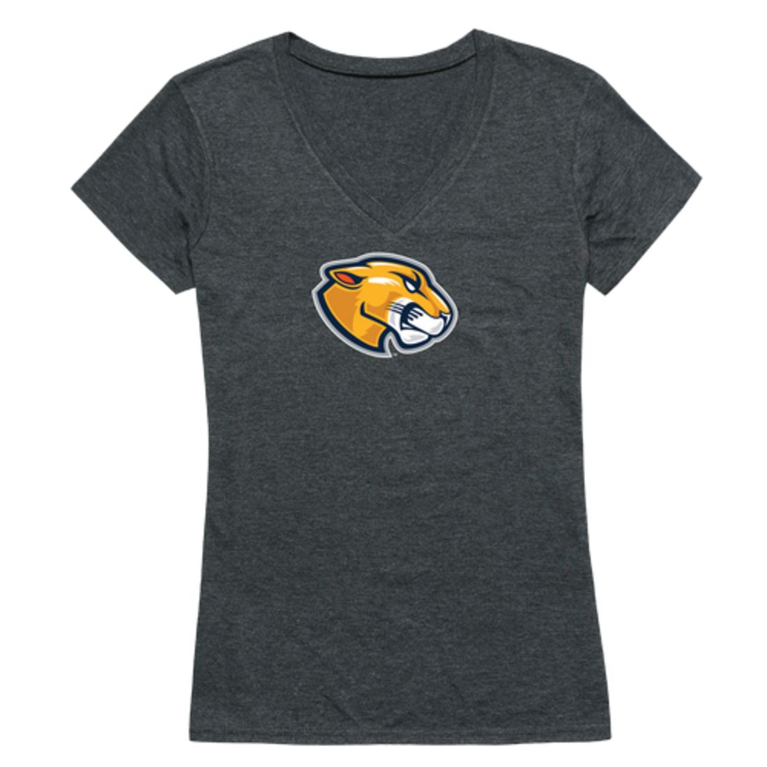 Massachusetts College of Liberal Arts Trailblazers Womens Cinder T-Shirt Tee