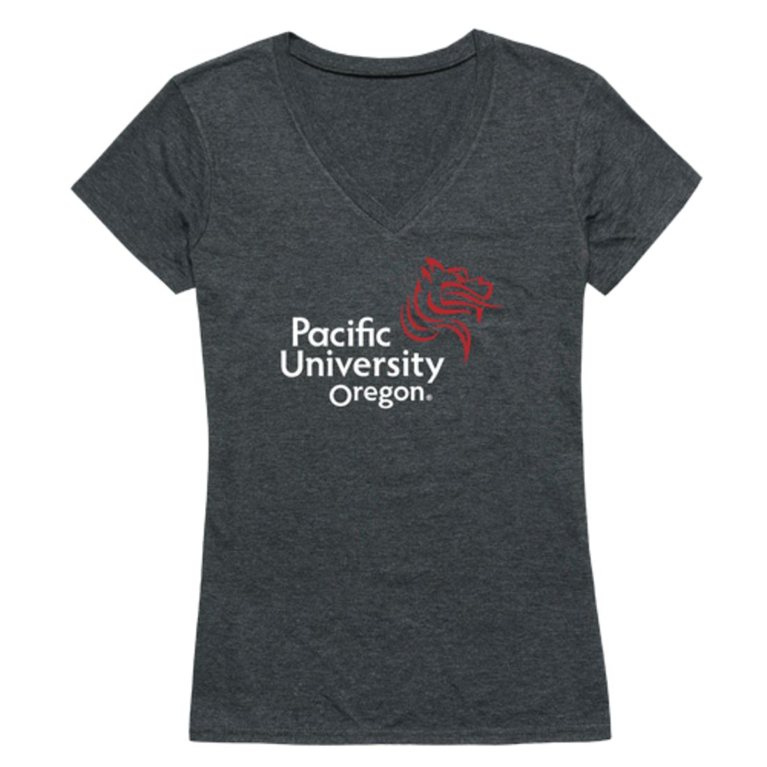 Pacific University Boxers Womens Cinder T-Shirt