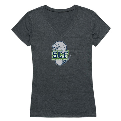 State College of Florida Manatees Womens Cinder T-Shirt Tee