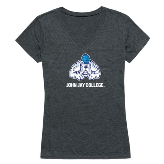 John Jay College of Criminal Justice Bloodhounds Womens Cinder T-Shirt