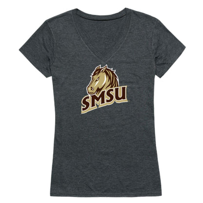 Southwest Minnesota State University Mustangs Womens Cinder T-Shirt