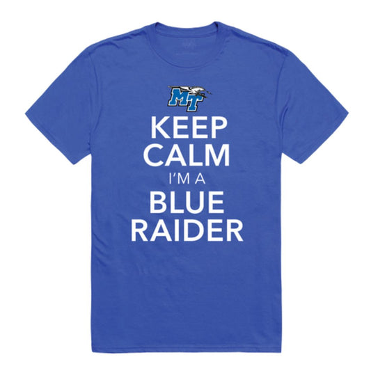 Middle Tennessee State University Blue Raiders Keep Calm T-Shirt