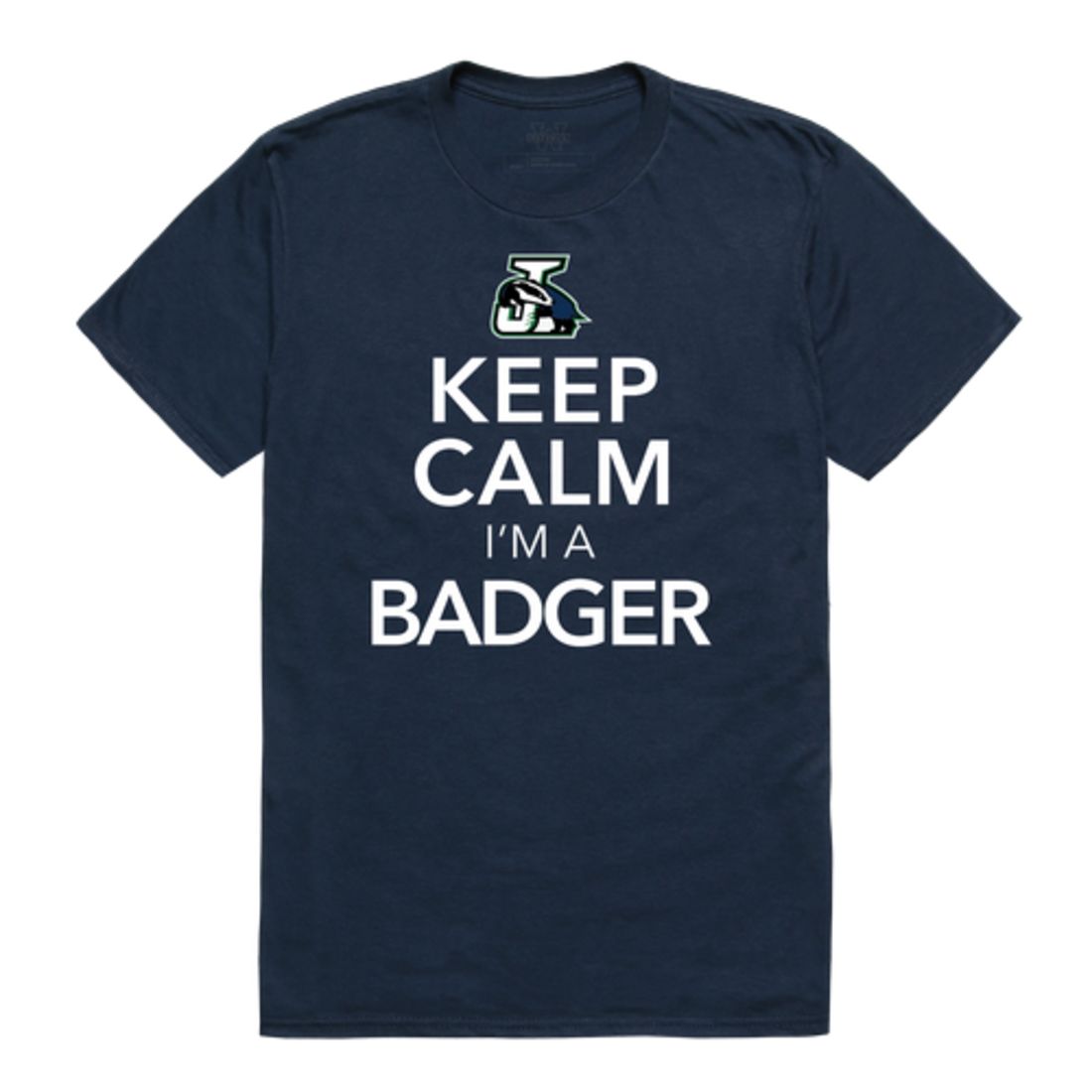 Northern Vermont University Badgers Keep Calm T-Shirt