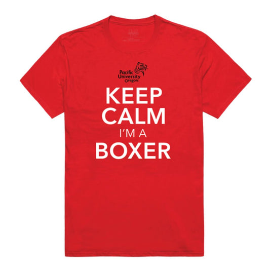 Pacific University Boxers Keep Calm T-Shirt