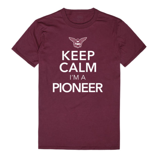 Keep Calm I'm From Texas Woman's University Pioneers T-Shirt Tee