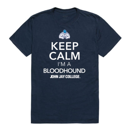 John Jay College of Criminal Justice Bloodhounds Keep Calm T-Shirt