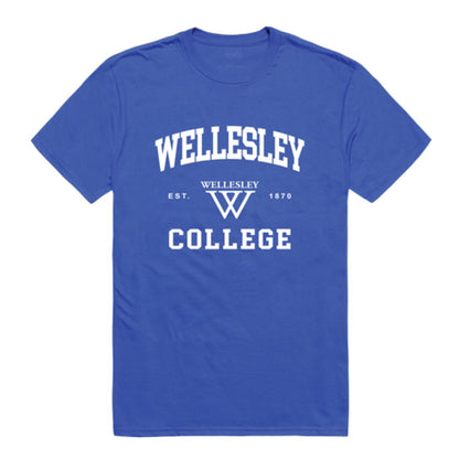 Wellesley College Blue Seal T-Shirt Tee