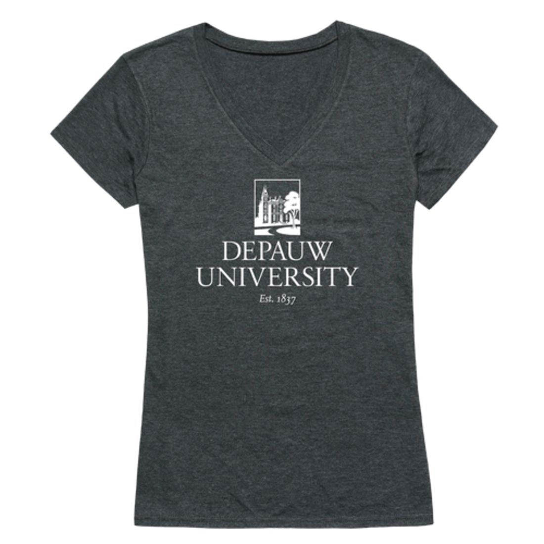 DePauw University Tigers Womens Institutional T-Shirt Tee