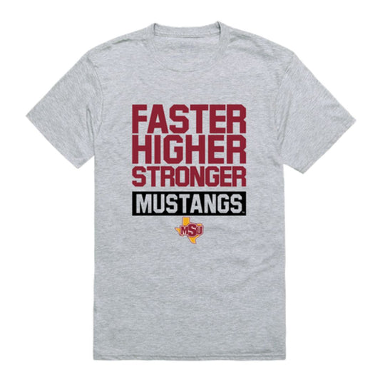 Midwestern State University Mustangs Workout T-Shirt Tee