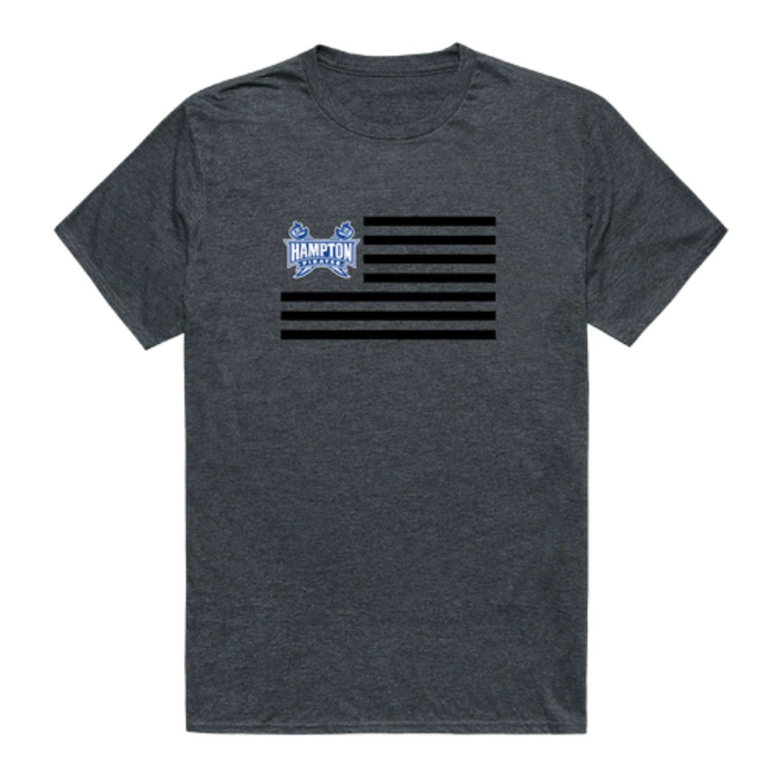 Hampton University Pirates USA Flag T-Shirt Tee