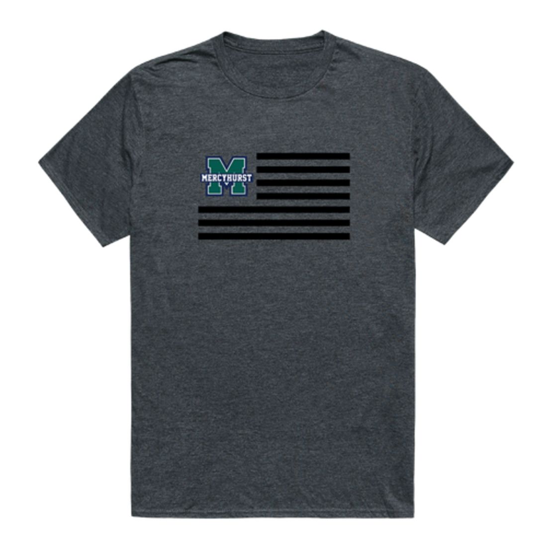 Mercyhurst University Lakers USA Flag T-Shirt Tee