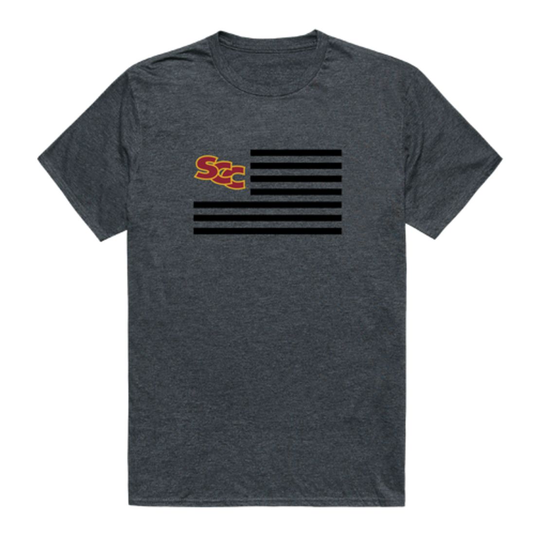 Sacramento City College Panthers USA Flag T-Shirt Tee
