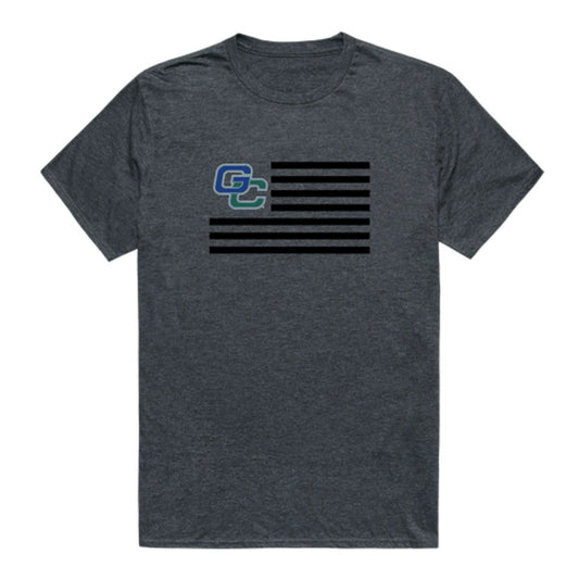 Georgia College and State University Bobcats USA Flag T-Shirt Tee