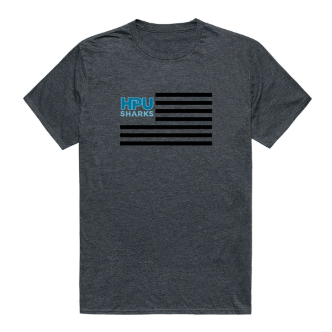 Hawaii Pacific University Sharks USA Flag T-Shirt Tee