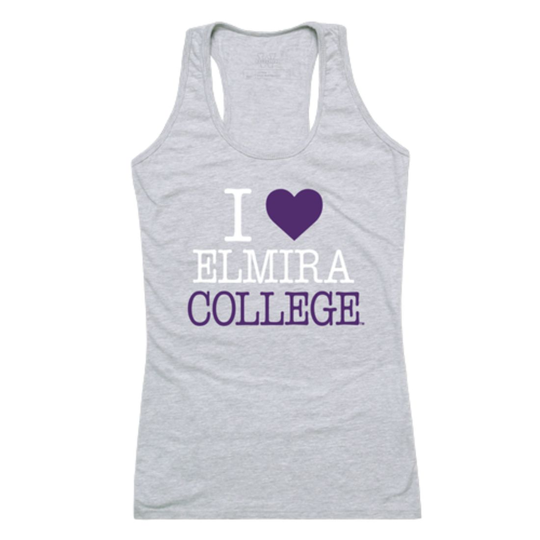 I Love Elmira College Soaring Eagles Womens Tank Top