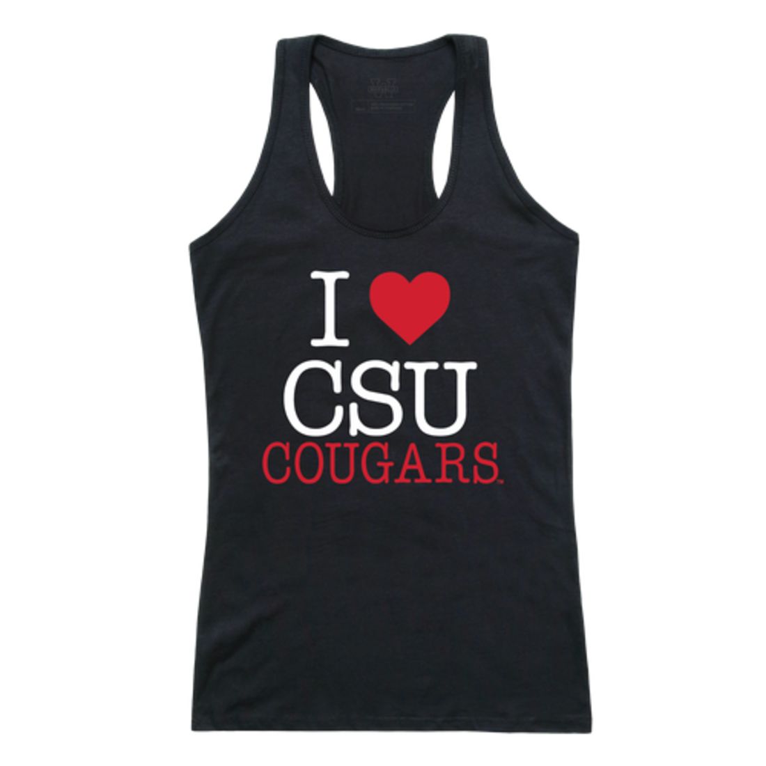 I Love Columbus State University Cougars Womens Tank Top