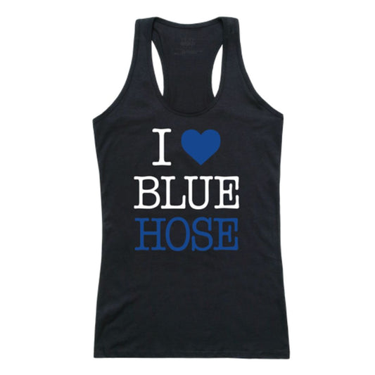 I Love Presbyterian College Blue Hose Womens Tank Top