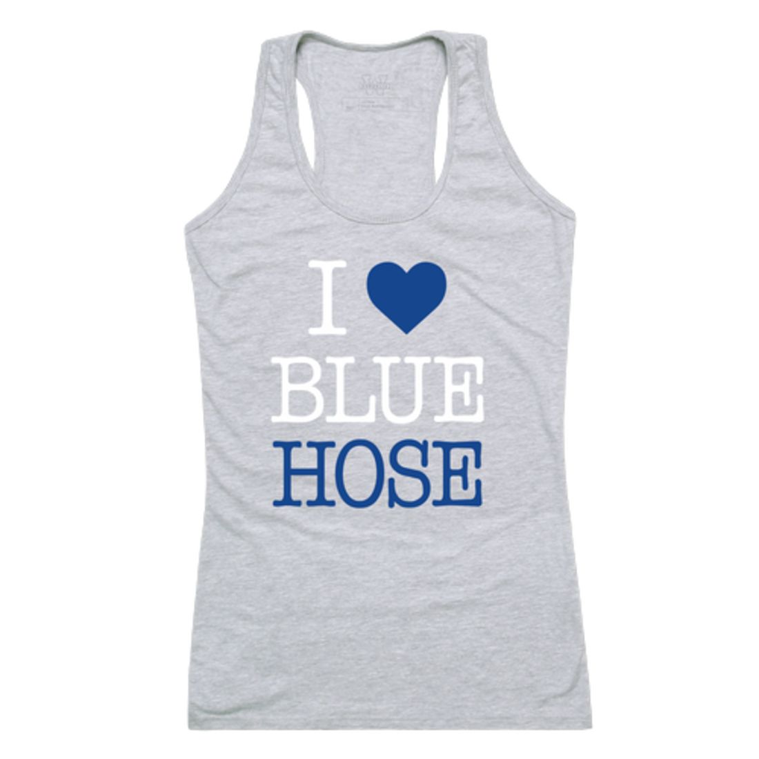 I Love Presbyterian College Blue Hose Womens Tank Top