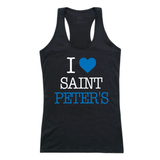 I Love Saint Peters University Peacocks Womens Tank Top