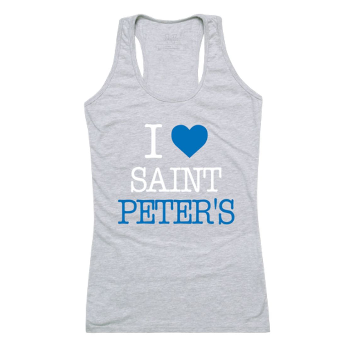 I Love Saint Peters University Peacocks Womens Tank Top