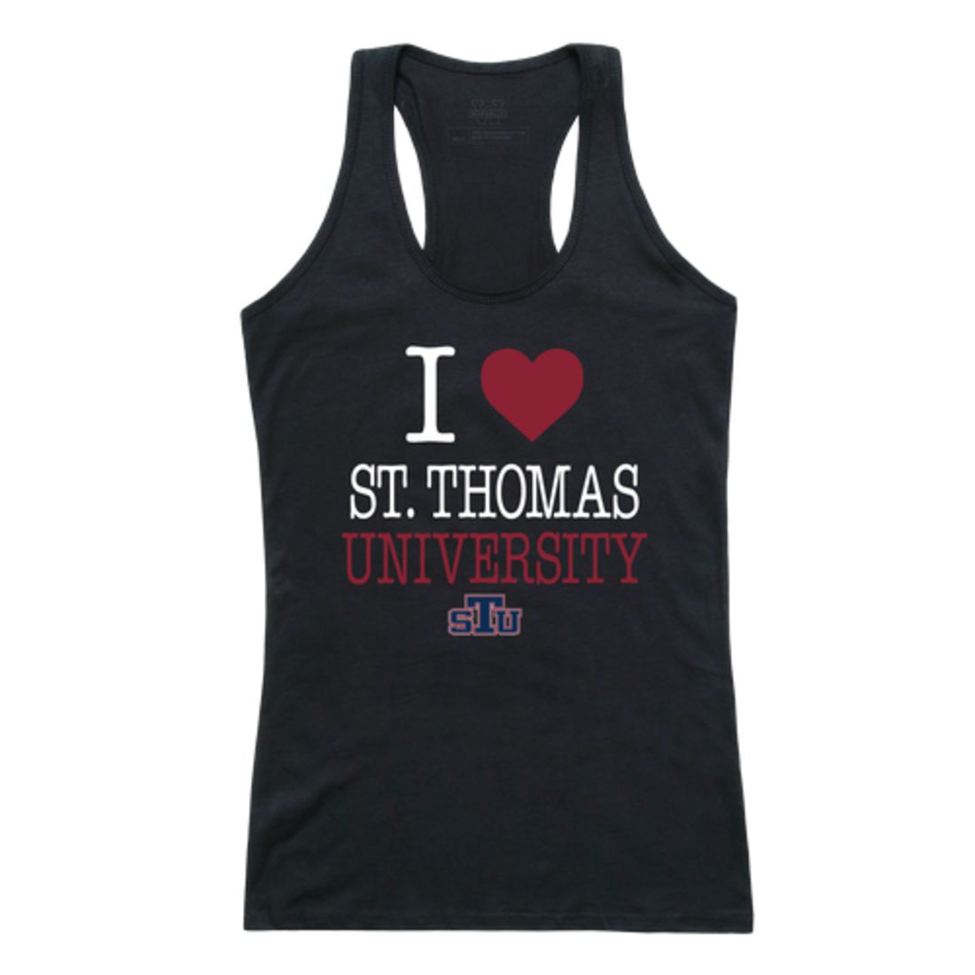 I Love St Thomas University Bobcats Womens Tank Top