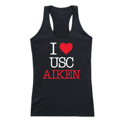I Love University of South Carolina Aiken Pacers Womens Tank Top