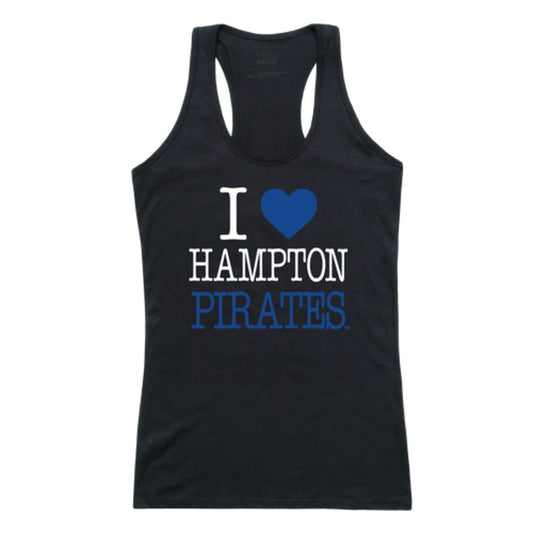 I Love Hampton University Pirates Womens Tank Top