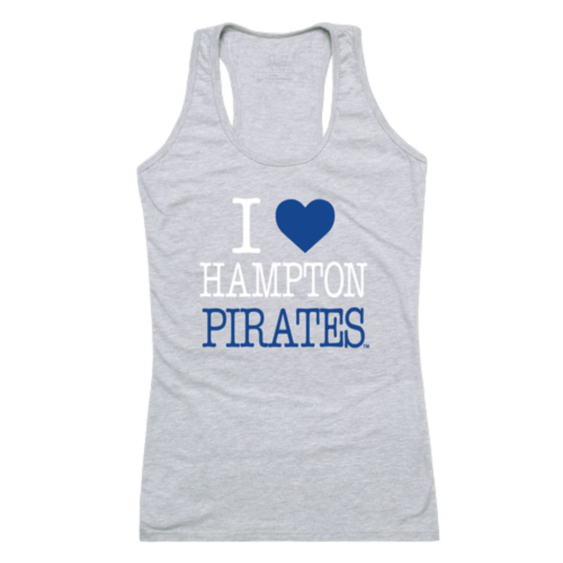 I Love Hampton University Pirates Womens Tank Top