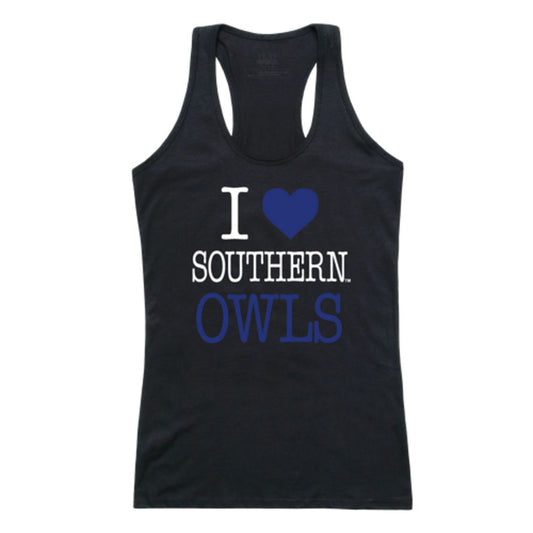 I Love Southern Connecticut State University Owls Womens Tank Top