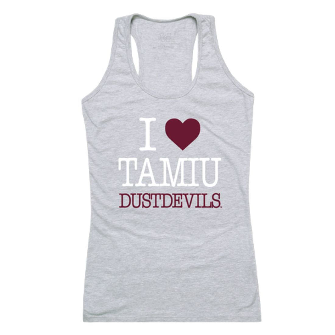 I Love Texas A&M International University DustDevils Womens Tank Top