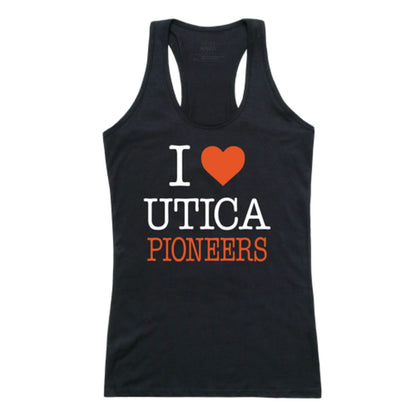 I Love Utica College Pioneers Womens Tank Top