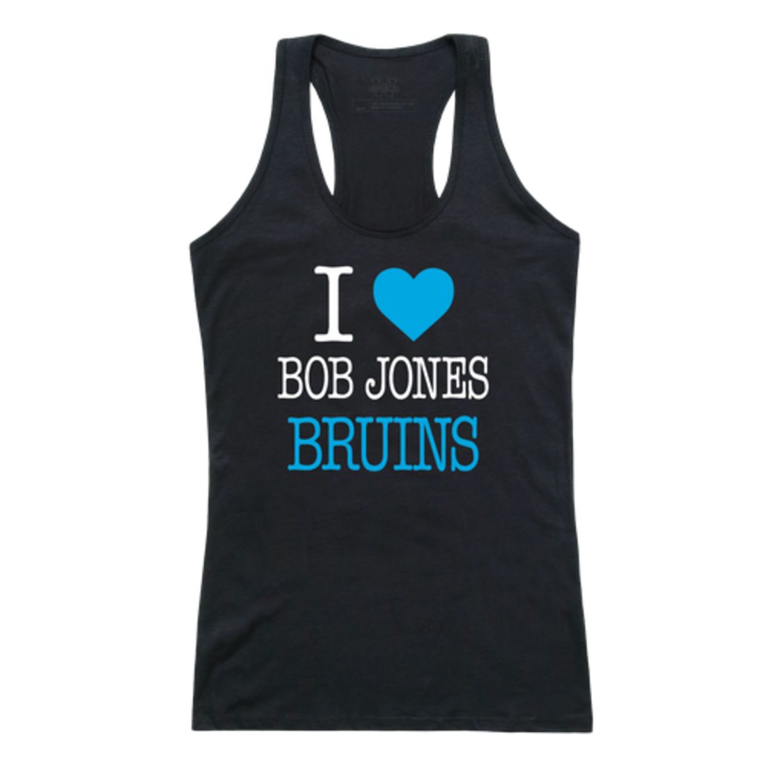 I Love Bob Jones University Bruins Womens Tank Top